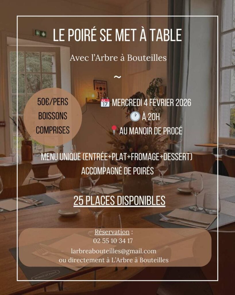 Soirée dégustation au Manoir de Procé 2