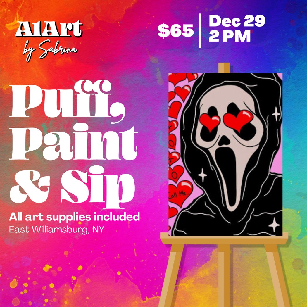Puff, Paint and Sip Art Studio 1