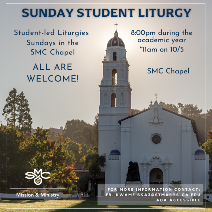 8pm Sunday Student Led Liturgy 1
