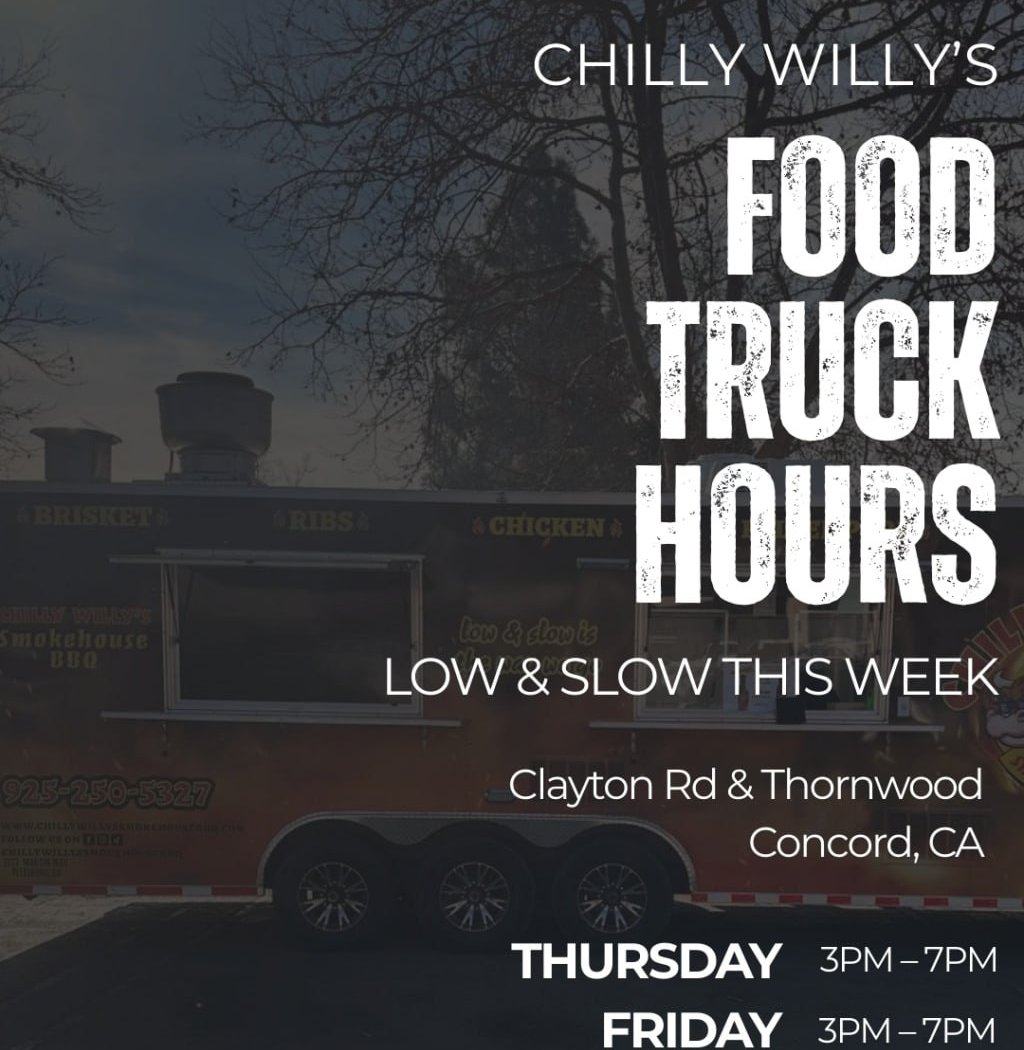 Chilly Willy’s Food Truck Hours Low & Slow This Week 1