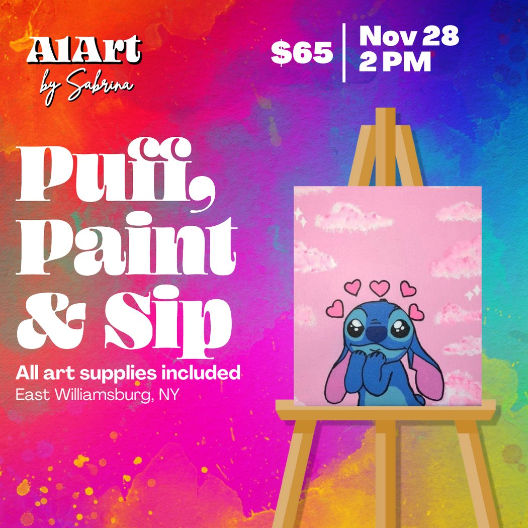 Puff, Paint and Sip Art Studio 1