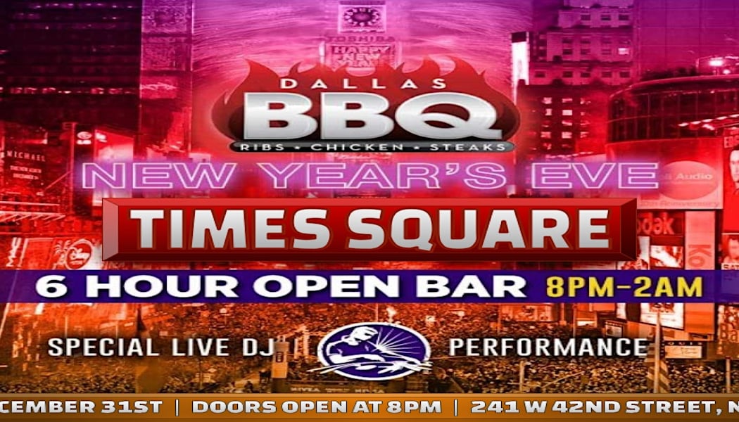 BallDrop.com Presents Dallas BBQ Times Square New Year's Eve