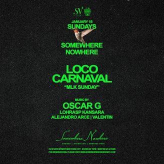 Loco Carnaval Sundays | MLK Sunday Edition 1