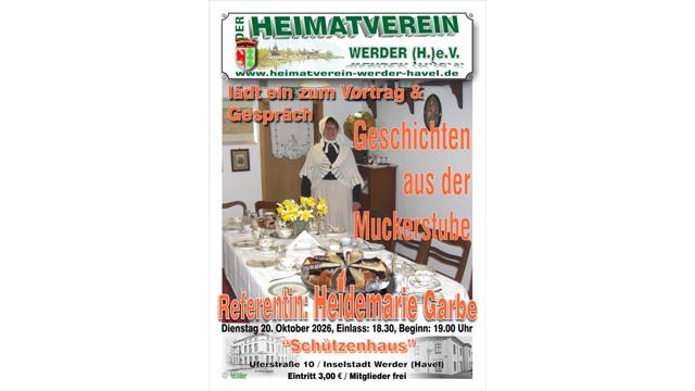 Werderaner Gespräch: Geschichten aus der Muckerstube