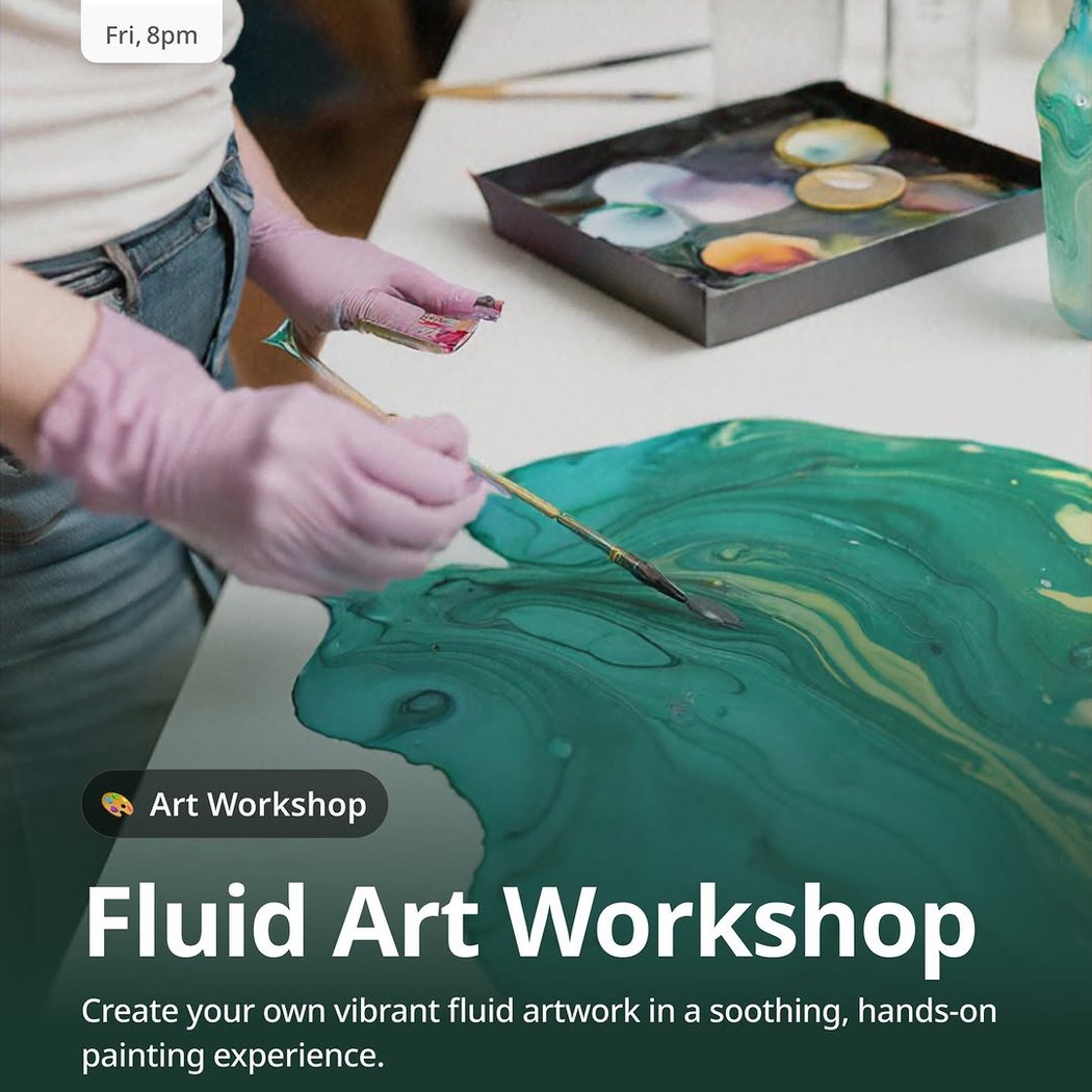 Fluid Art Workshop 1