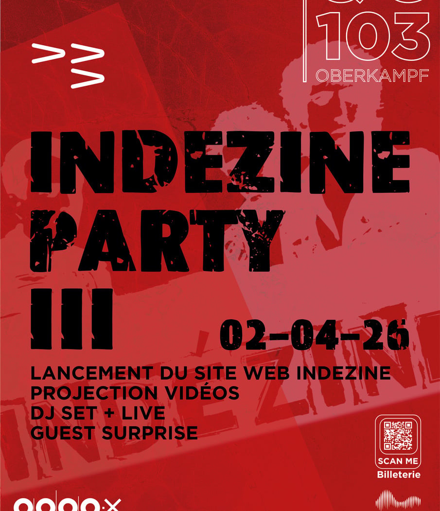Indezine Party : Dj Set + Live Guest Surprise 1