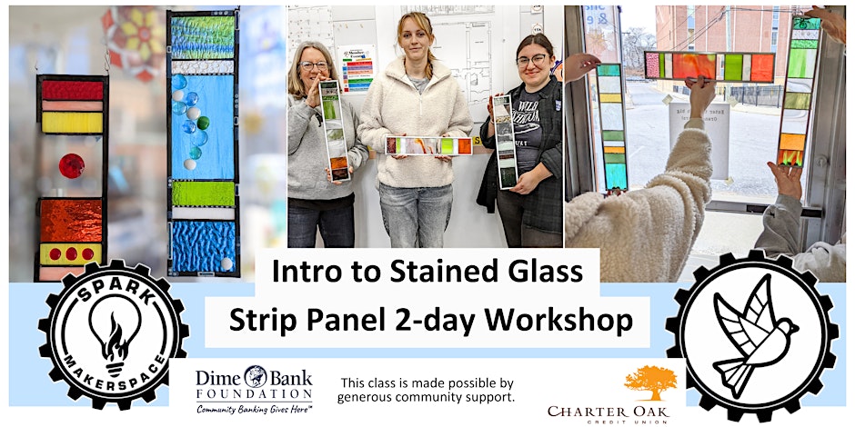 Intro to Stained Glass: Strip Panels Workshop 2