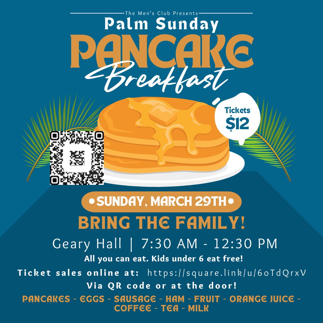 Palm Sunday Pancake Breakfast 1