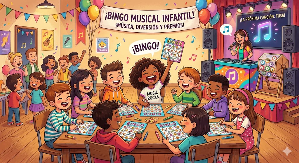 BINGO MUSICAL – Actividades infantiles 1