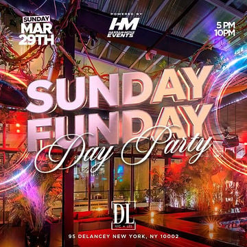 SUNDAY FUNDAY- Day Party 1