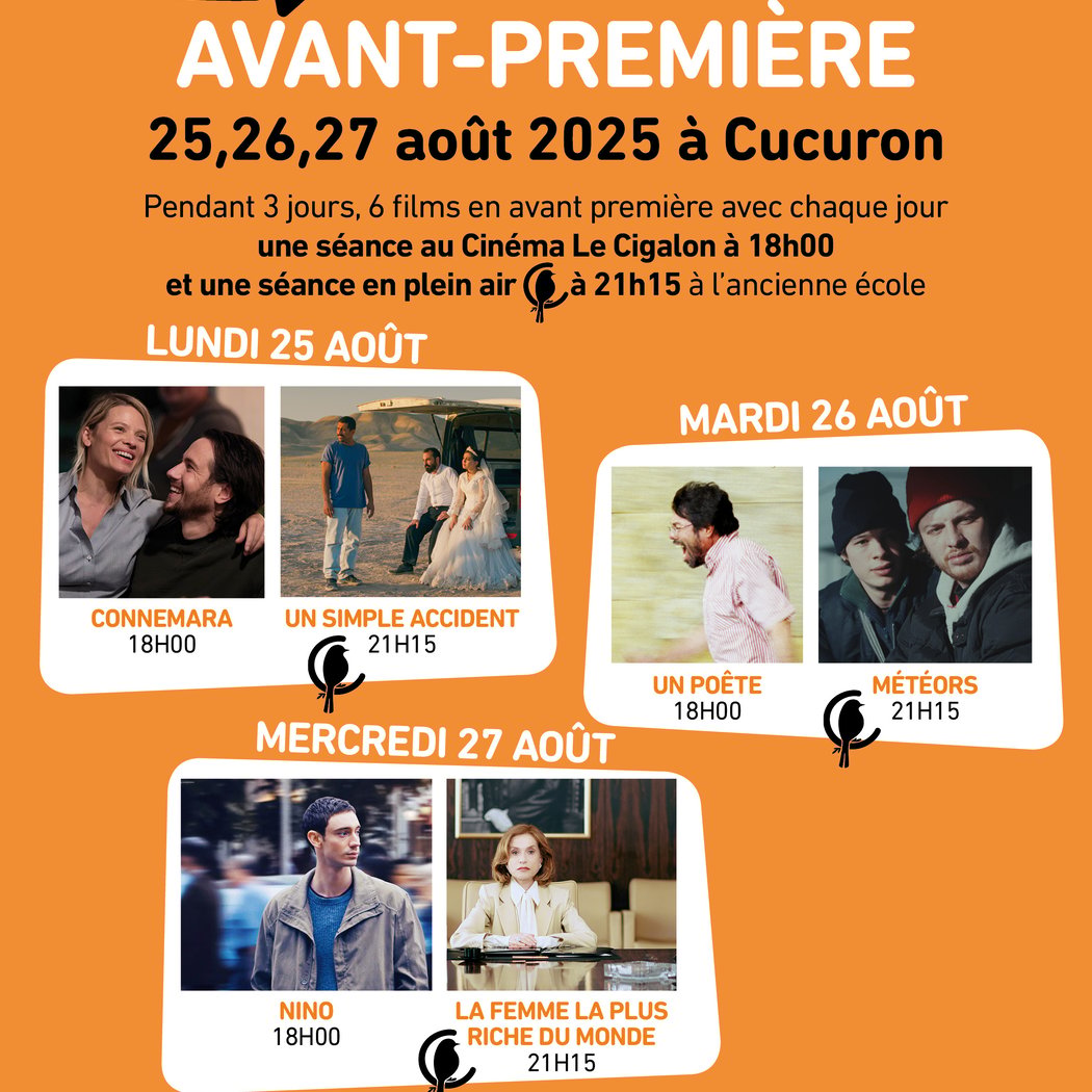 Festival AVANT PREMIÈRE 1