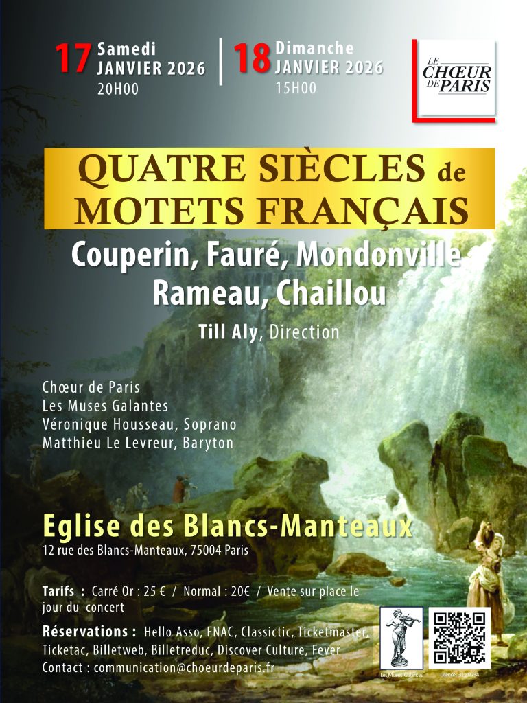 Concert par le Choeur de Paris et les Muses Galantes 1