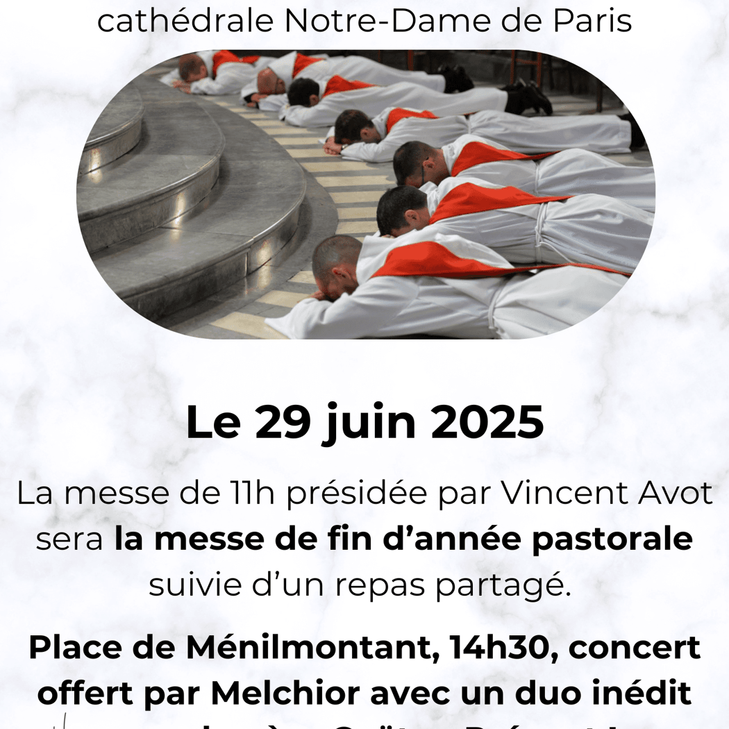 Messe de fin d’année scolaire 1
