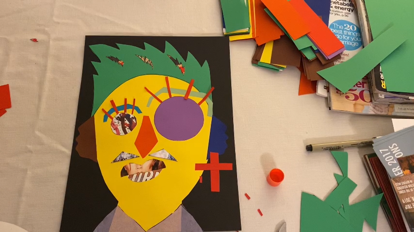 Picasso Collage Self Portraits 2
