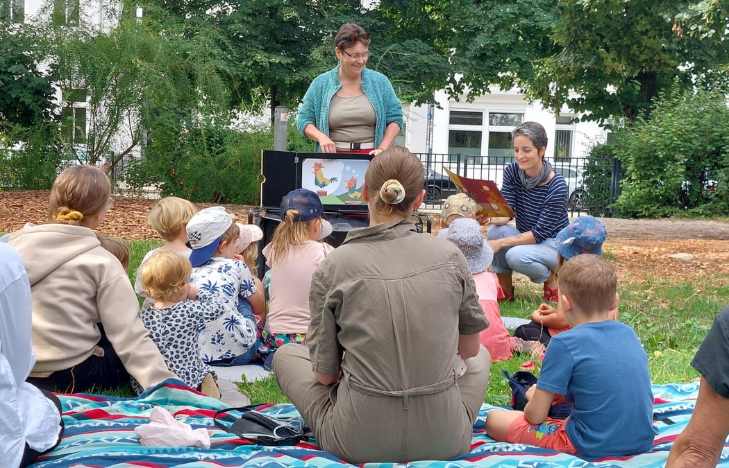 Erzähltheater auf dem Spielplatz