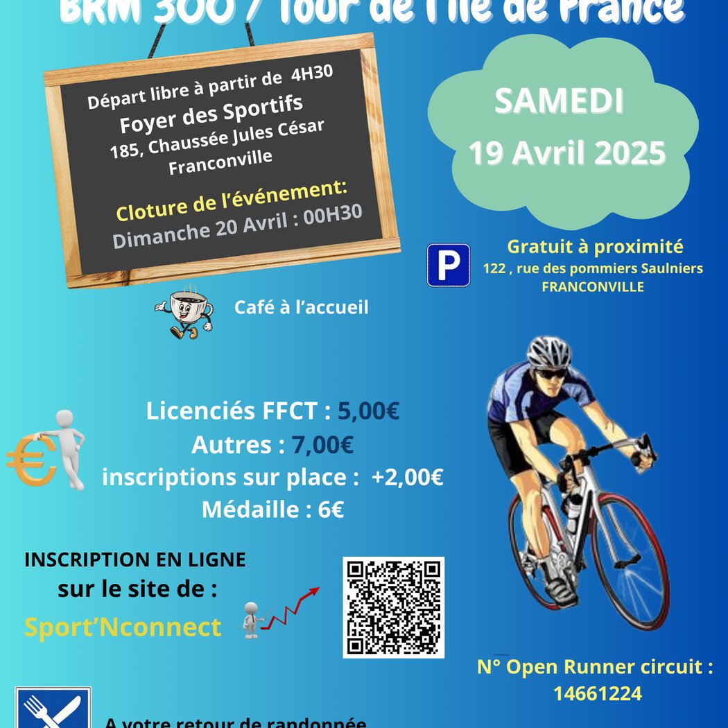 BRM 300 / TOUR DE L'ILE DE FRANCE 1