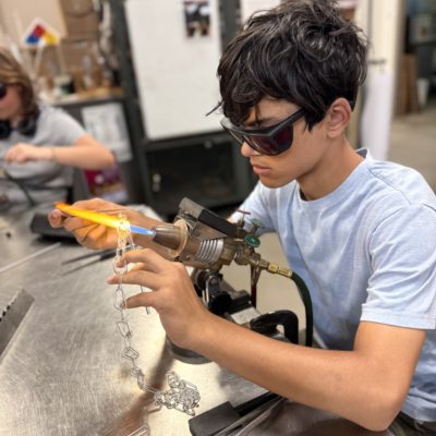 High School Camp! Drawing with Glass: Borosilicate Flameworking 1