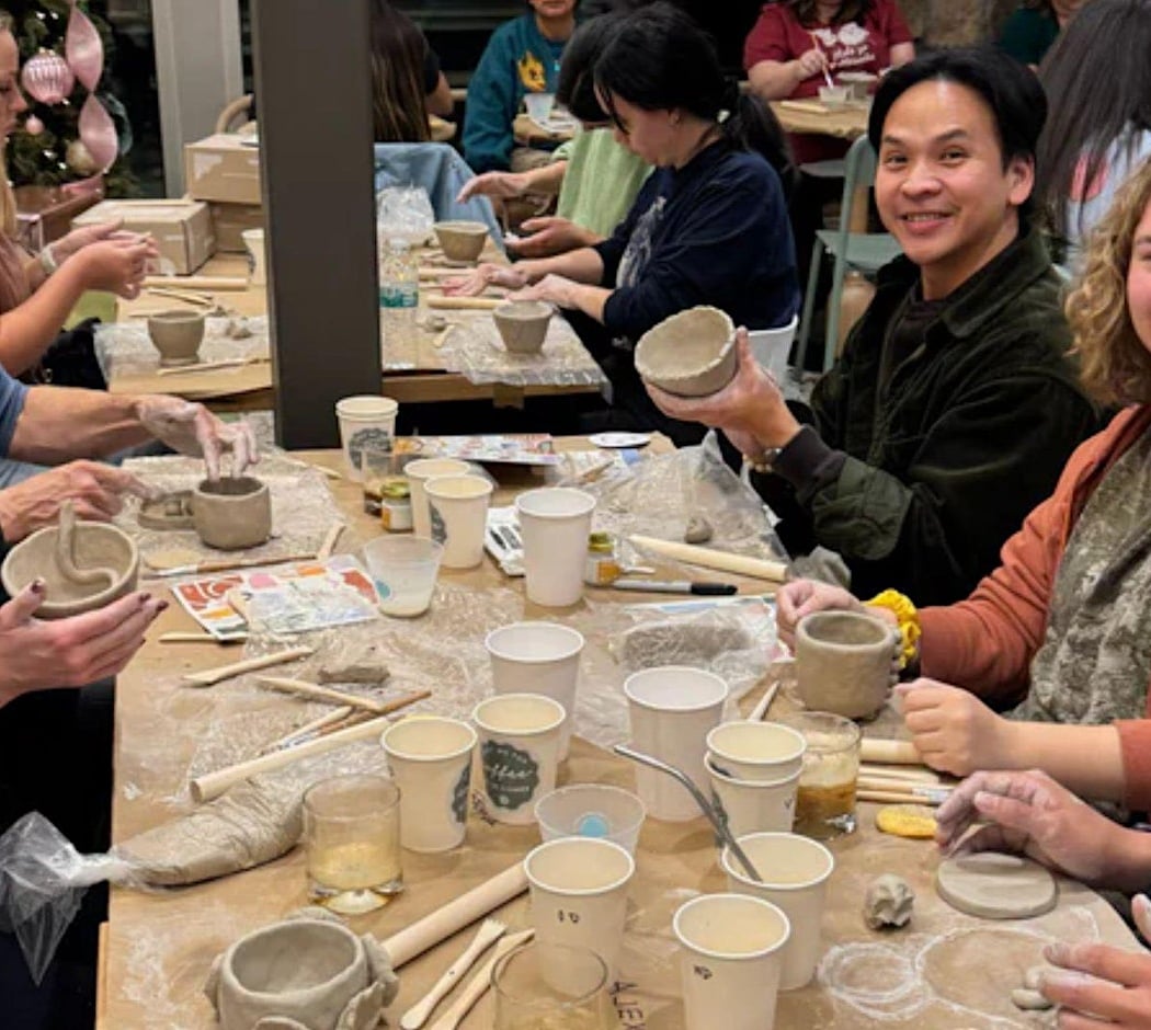 Sip & Sculpt Pottery Workshop 1