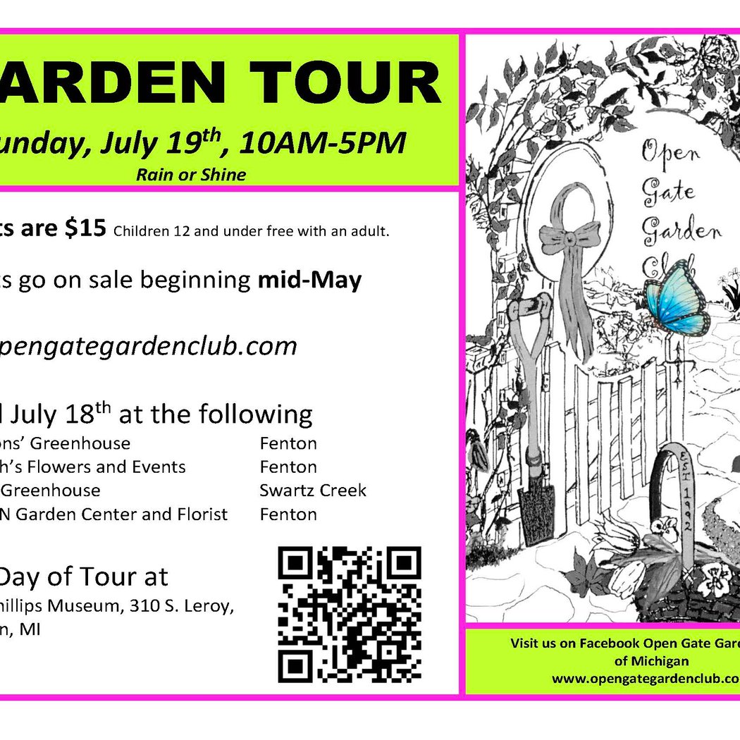 27th Annual Open Gate Garden Club Summer Tour 1