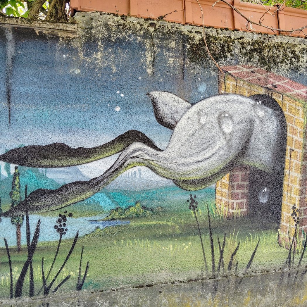 Street Art Veks Van Hillik : "Le lièvre" 3