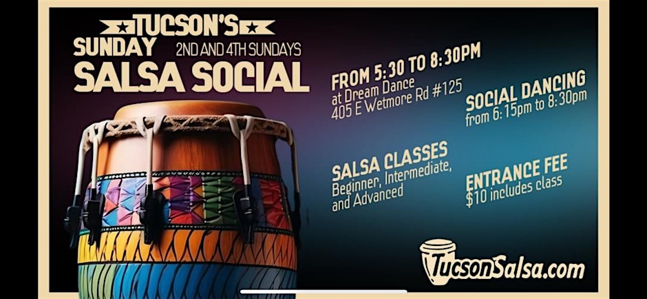 Tucson Salsa Dancing Monthly Social 1