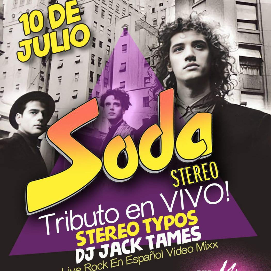El Mejor Tributo en vivo a Soda Stereo por Stereo Typos 1