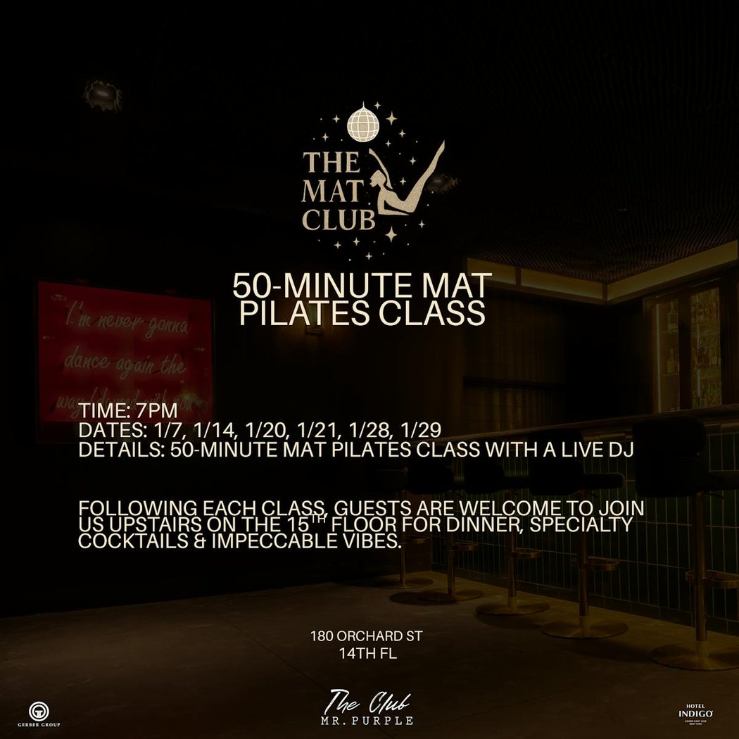 The Mat Club x Mr. Purple 1