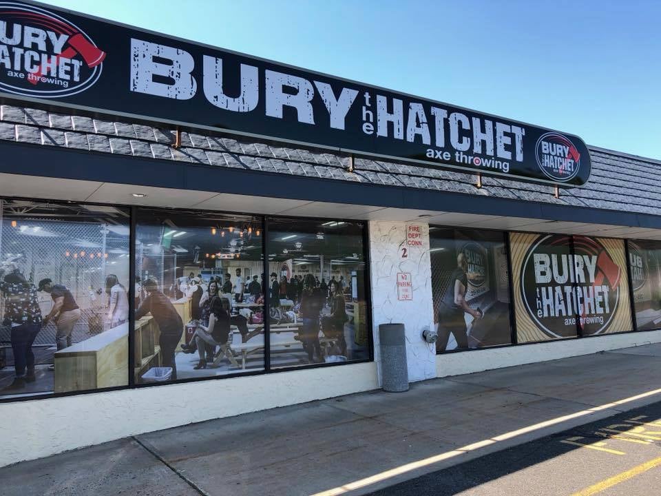 Bury The Hatchet Old Bridge - Axe Throwing 2