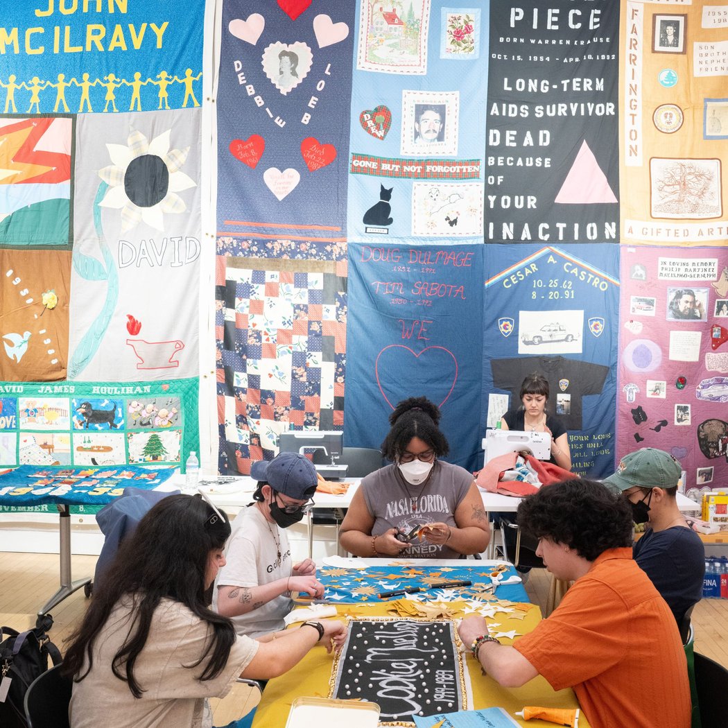 Community AIDS Memorial Quilt-Making Workshops 1