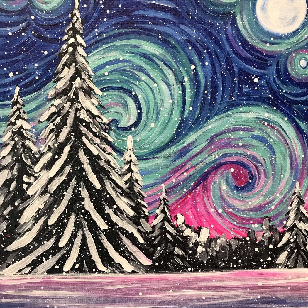 Starry Night in Winter 1