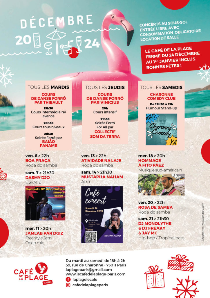 Programmation musicale Décembre 2024 1