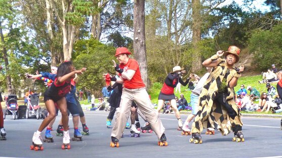 Golden Gate Park Sunday Roller Disco Party