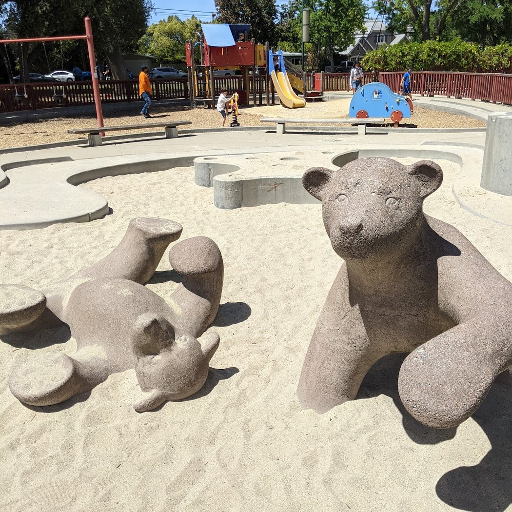 Mitchell Park Playground Water Fountains 3