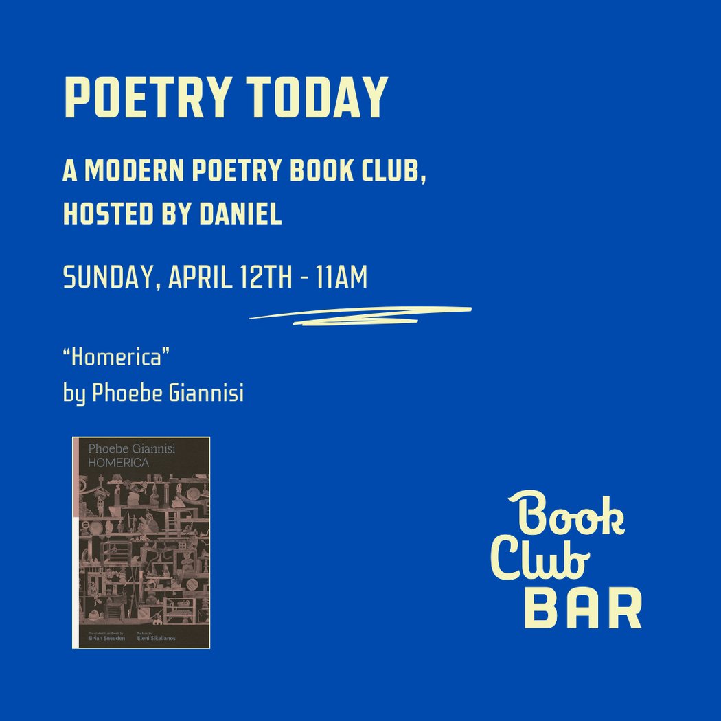 Sunday Brunch Poetry Book Club 1