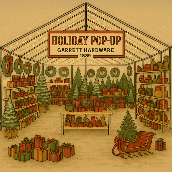 Garrett Hardware Holiday Pop-Up 1
