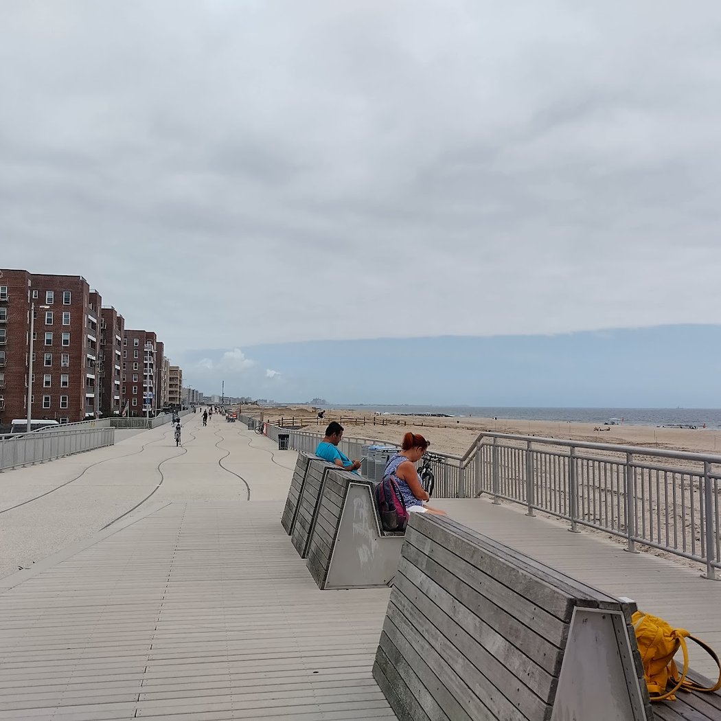 End of Ocean Promenade Belle Harbor Boardwalk 2