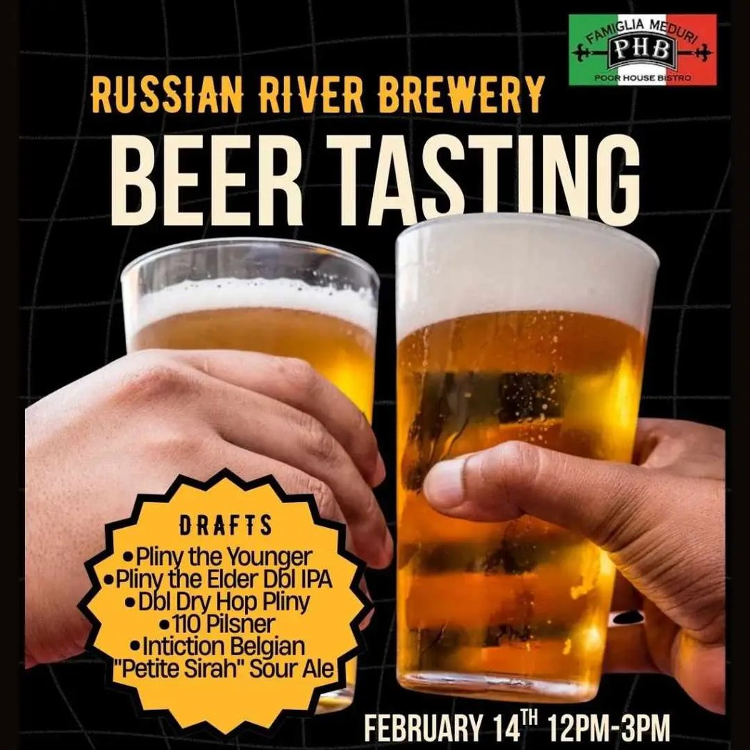 Beer Tasting w/ Russian River Brewery 1