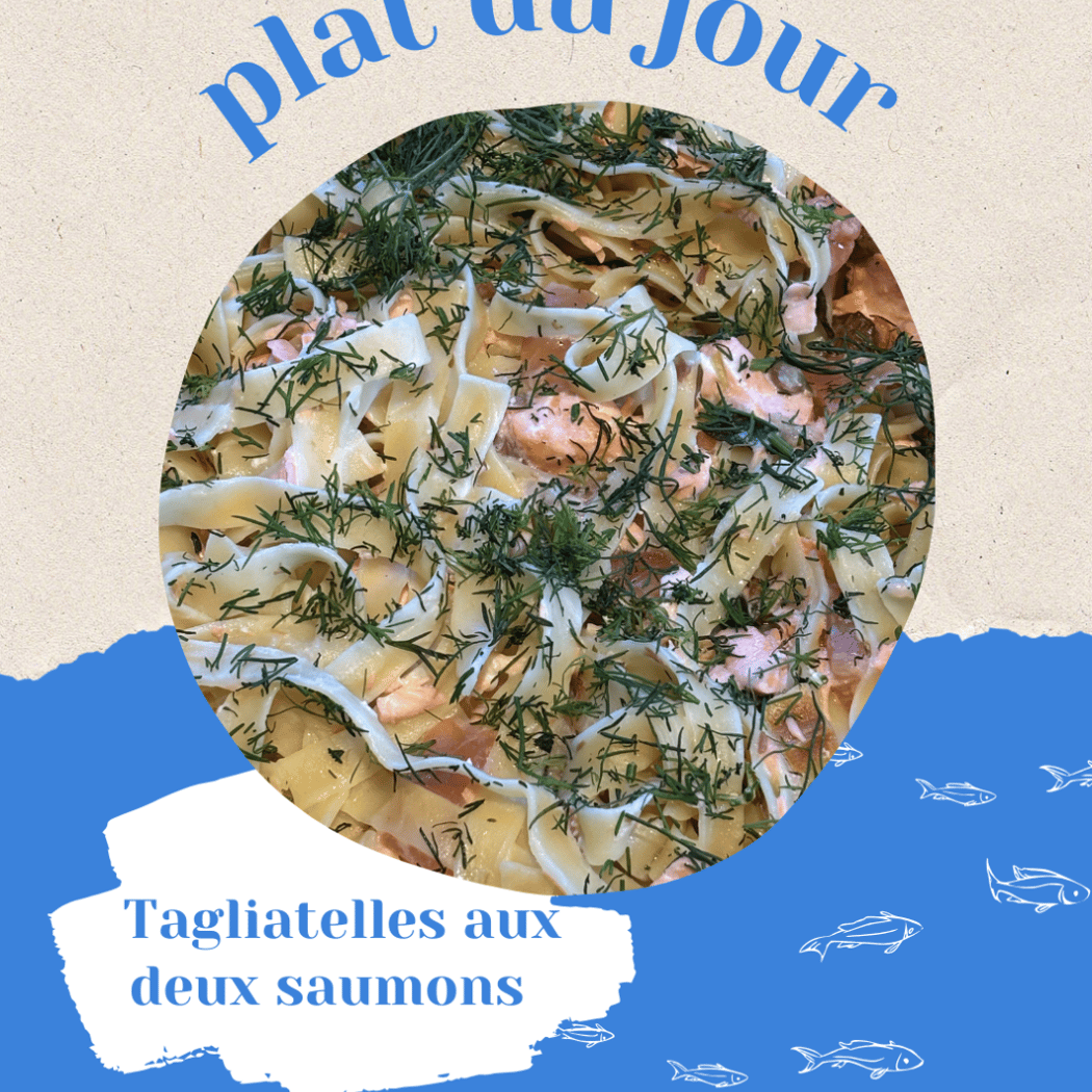 Tagliatelles aux deux saumons 1