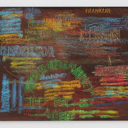 Curator's Tour of The Painted Word: Text, Gesture, and Expression in Contemporary Bartholomew Bland 1