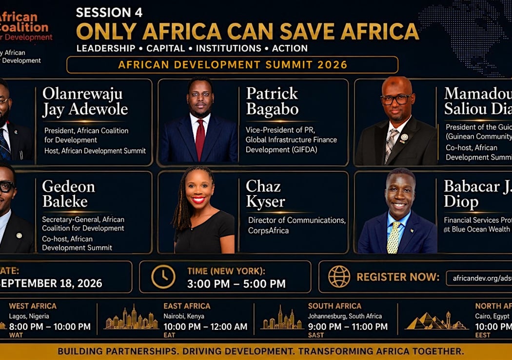 African Development Summit 2026 – Session 4: Only Africa Can Save Africa