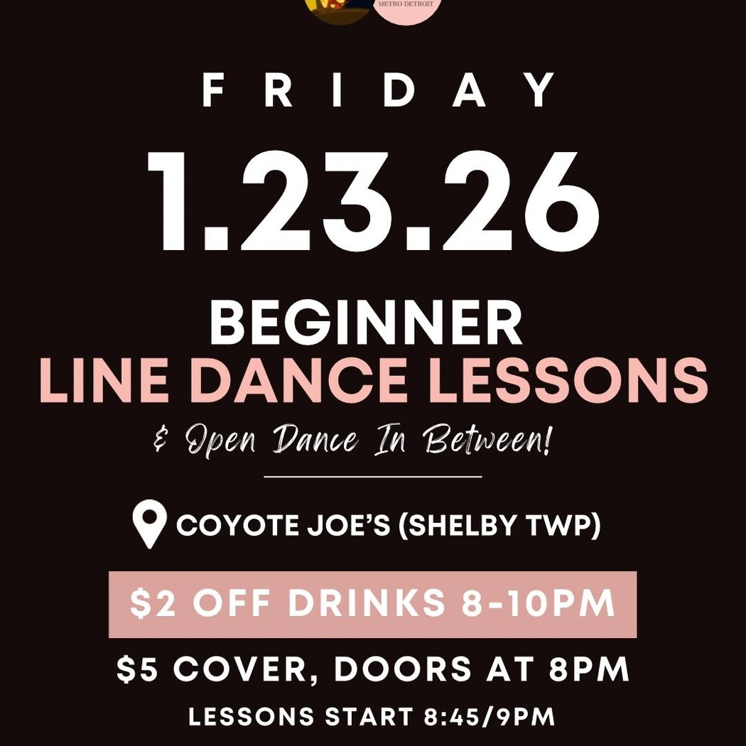 Beginner Line Dance Lessons & Open Dance 1