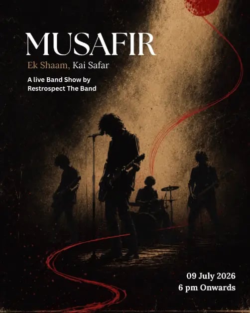 MUSAFIR : Ek Shaam, Kai Safar - A live band showcase by Restrospect The Band 1