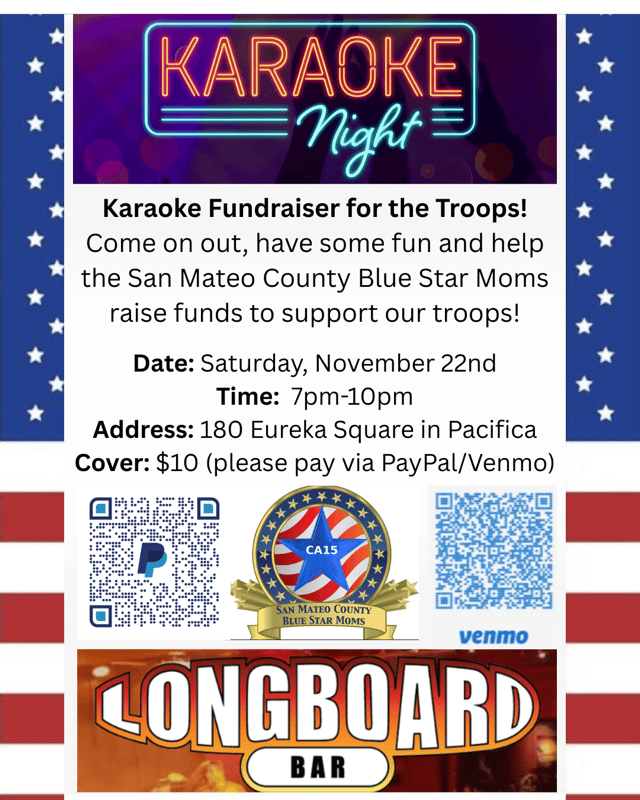 Karaoke Fundraiser for the Troops 1