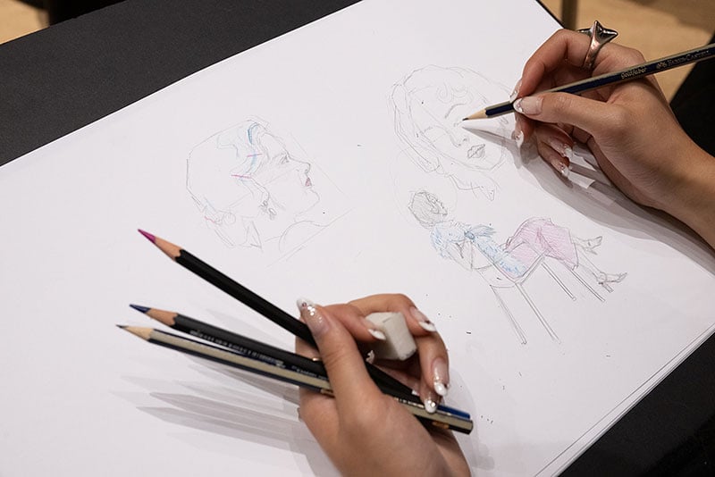 Teen Workshop | Renoir Drawings 1