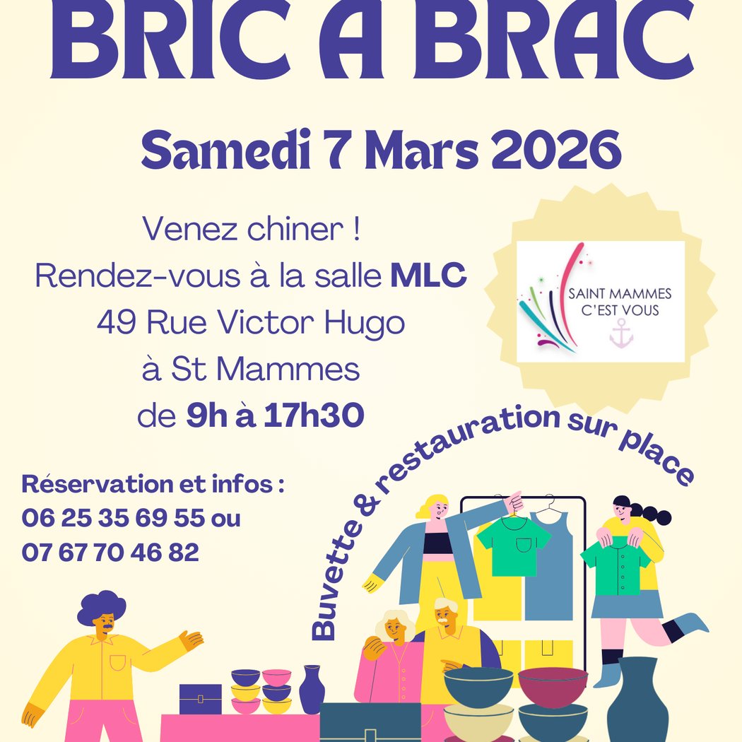 Bric à Brac organisée par Saint-Mammès et vous 1
