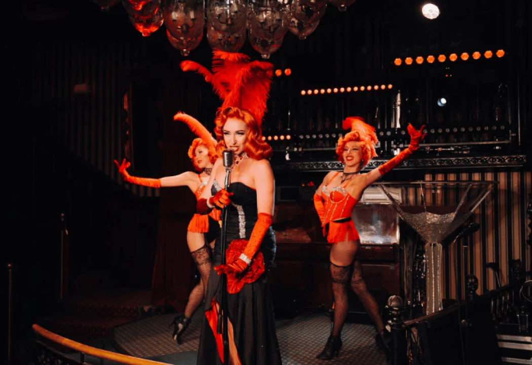 Feathers. Sparkle. Seduction.