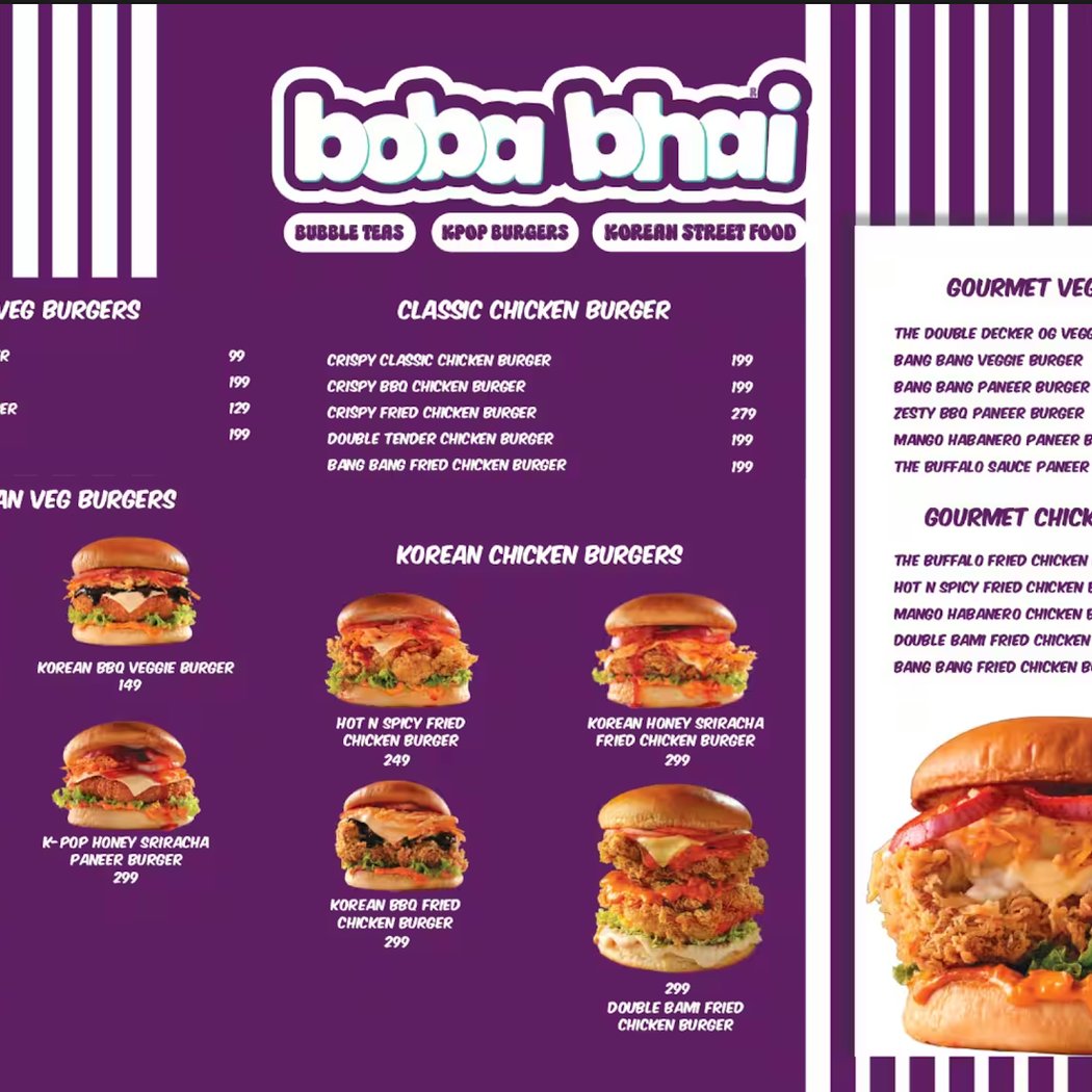 Boba Bhai - Bubble Tea, Korean Food, Burger, Milkshake, Boba Tea 2