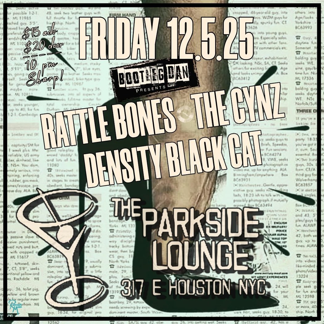 Bootleg Dan Presents Rattle Bones - The Cynz - Density Black Cat 1