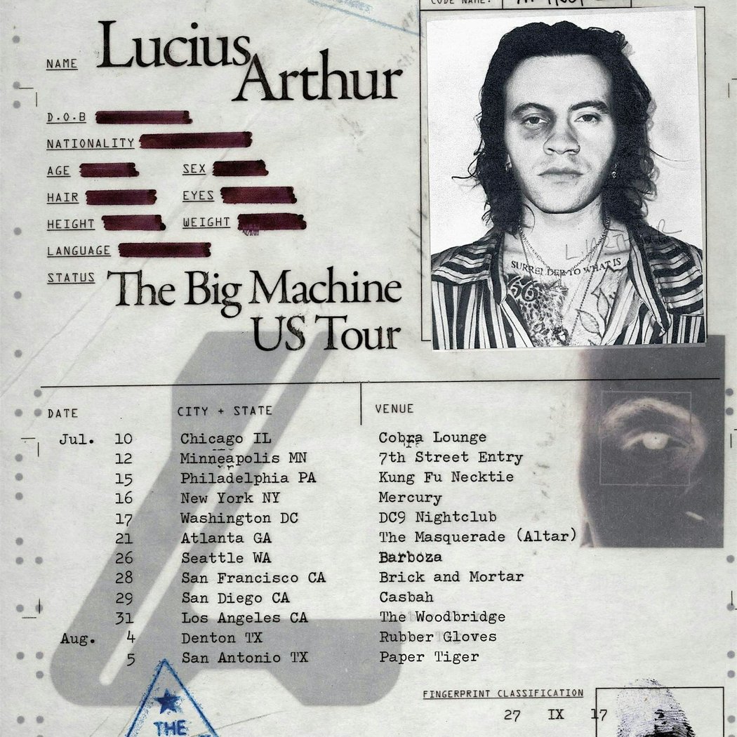 Lucius Arthur Live 1