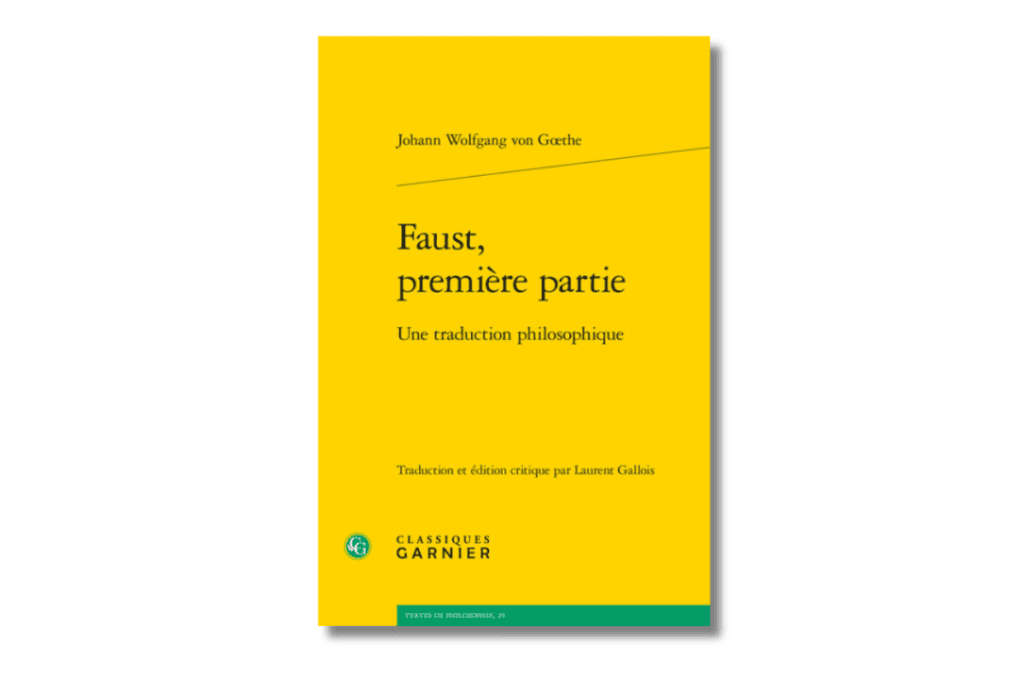 Que nous fait Faust aujourd’hui ? 1
